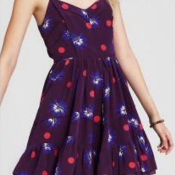 Juicy Couture Dresses & Skirts - Juicy Couture purple dress—polka dot/floral print